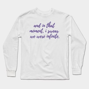 We Were Infinite Long Sleeve T-Shirt